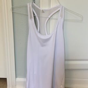 Athleta white tank size small